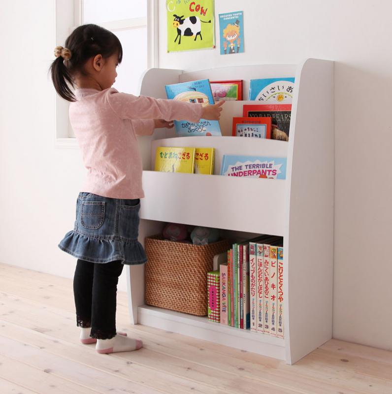 CREA クレアシリーズ 棚付絵本ラック 幅63cm 商品追加画像4