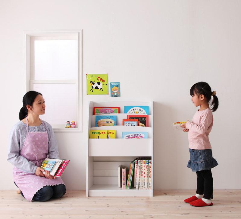 CREA クレアシリーズ 棚付絵本ラック 幅63cm 商品追加画像5