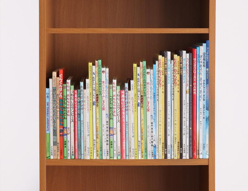 CREA クレアシリーズ 棚付絵本ラック 幅63cm 商品追加画像26