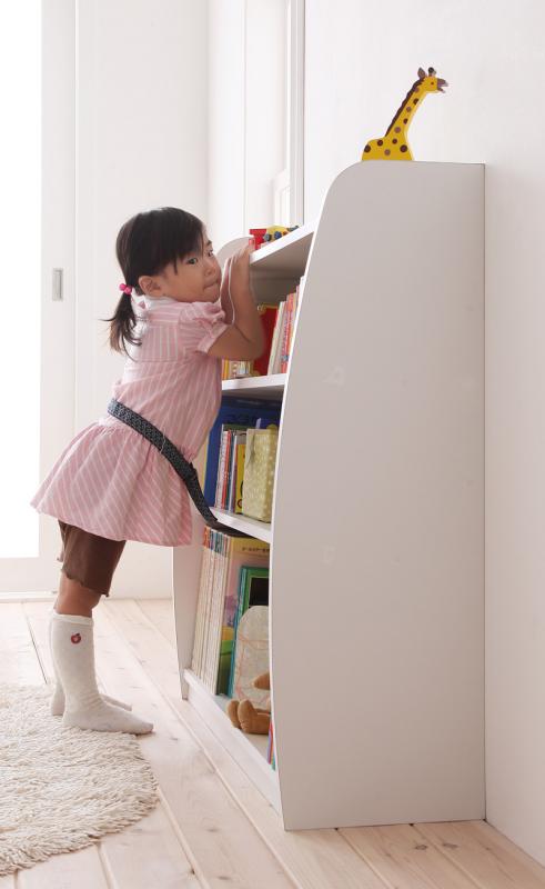 CREA クレアシリーズ 棚付絵本ラック 幅63cm 商品追加画像46