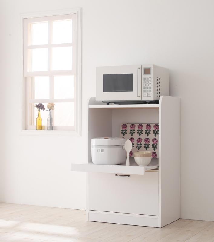 ミニキッチン収納シリーズ amitie アミティエ ミドル食器棚 商品追加画像17