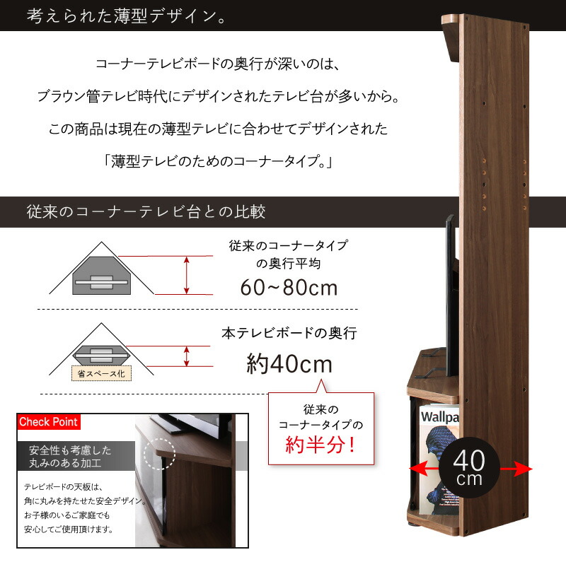 ハイタイプコーナーテレビボード Nova ノヴァ 商品追加画像7