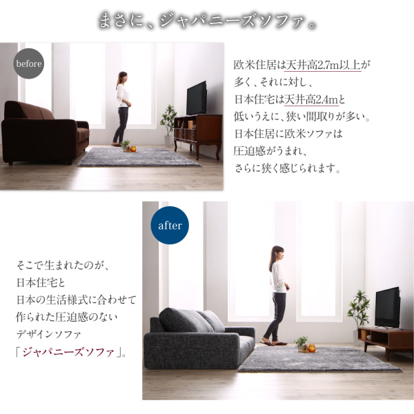 フロアソファ Lucy ルーシー 商品説明画像4