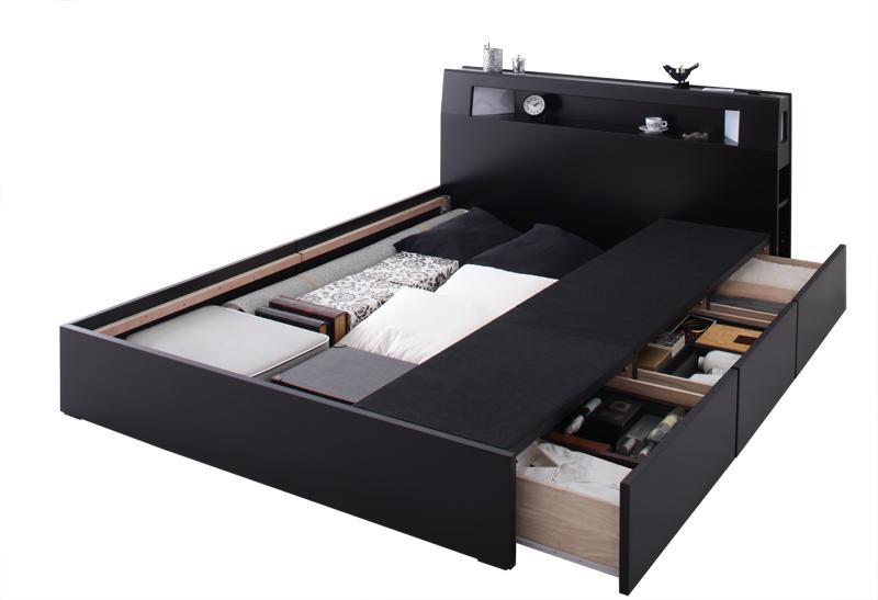 モダンライト・コンセント収納付きベッド Modellus モデラス 商品追加画像22