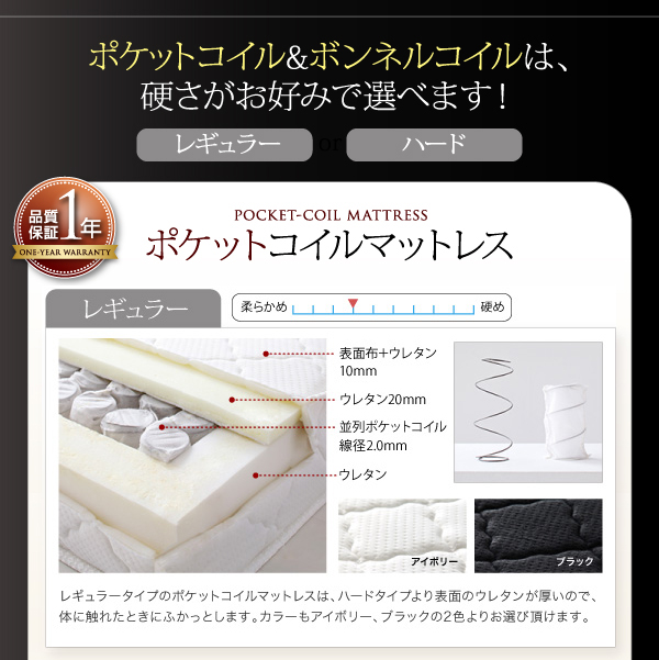 照明・コンセント付きフロアベッド BRUTUS ブルータス 商品説明画像11