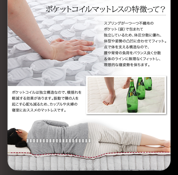 照明・コンセント付きフロアベッド BRUTUS ブルータス 商品説明画像13