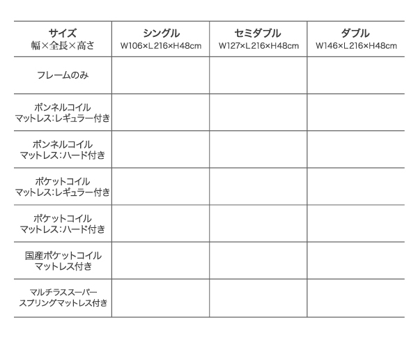 照明・コンセント付きフロアベッド BRUTUS ブルータス 商品説明画像24