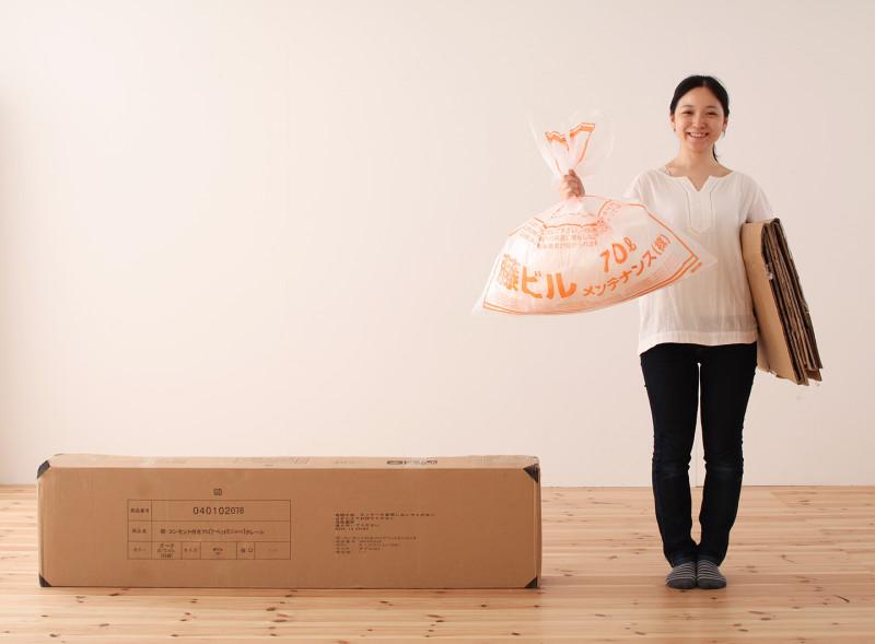 棚・コンセント付きフロアベッド Claire クレール 商品追加画像1