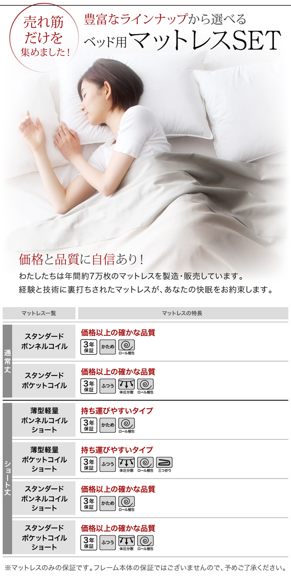 棚・コンセント付き収納ベッド Fleur フルール 商品説明画像15