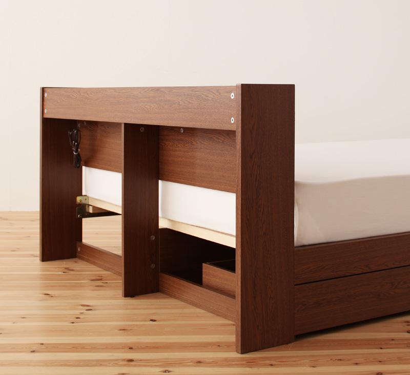 棚・コンセント付き収納ベッド S.leep エス・リープ 商品追加画像2