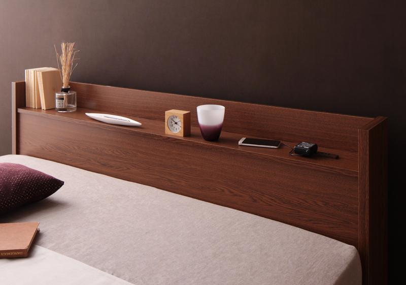 棚・コンセント付き収納ベッド S.leep エス・リープ 商品追加画像12