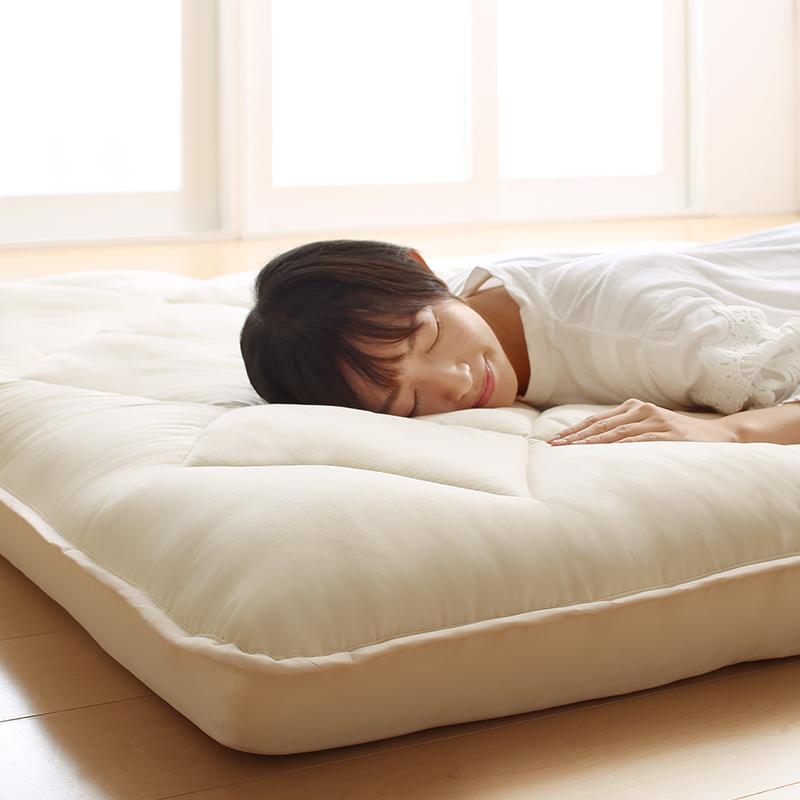 ボリューム布団6点セット FLOOR フロア 羊毛混タイプ 商品追加画像12
