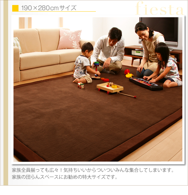マイクロファイバーラグ fiesta フィエスタ 商品説明画像10