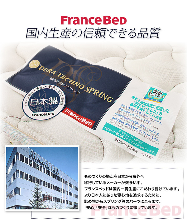 フランスベッド デュラテクノマットレス 商品説明画像2