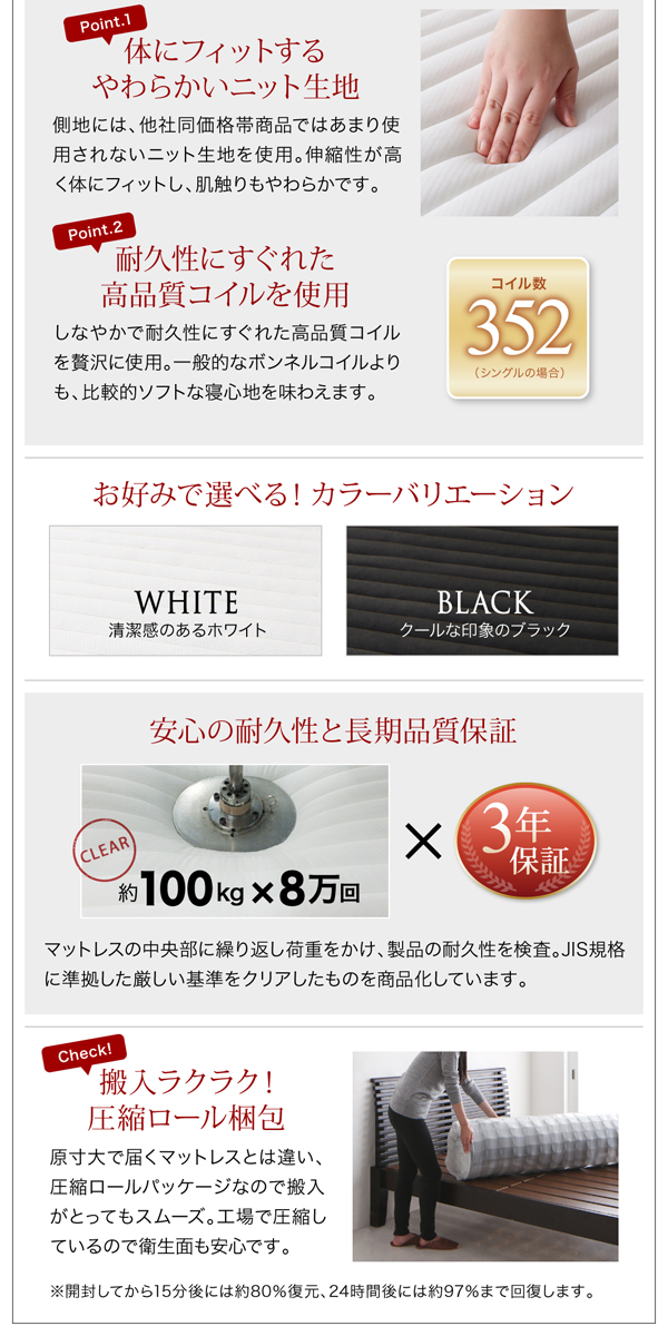 モダンデザインフロアベッド Euras ユウラス 商品説明画像15