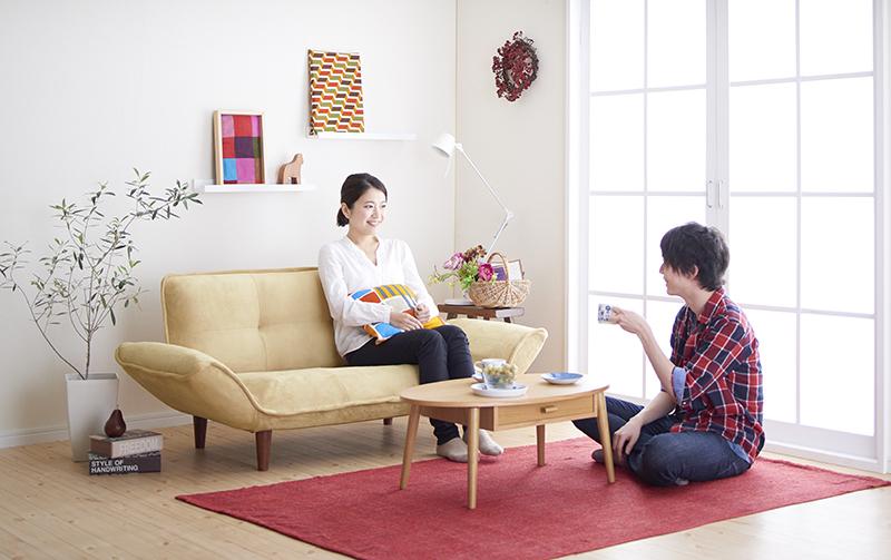 リクライニングカウチソファ マイクロファイバータイプ Esta エスタ 商品追加画像2