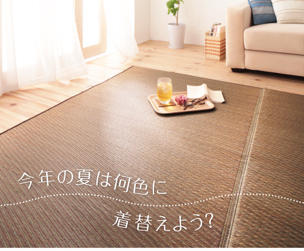 30タイプから選べる国産ふっくらい草ラグ Sidy シディ