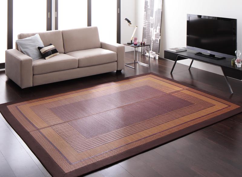 純国産モダンデザイン涼感い草ラグ Lyma ライマ 商品追加画像10