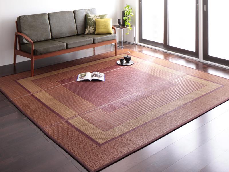 純国産モダンデザイン涼感い草ラグ Lyma ライマ 商品追加画像12