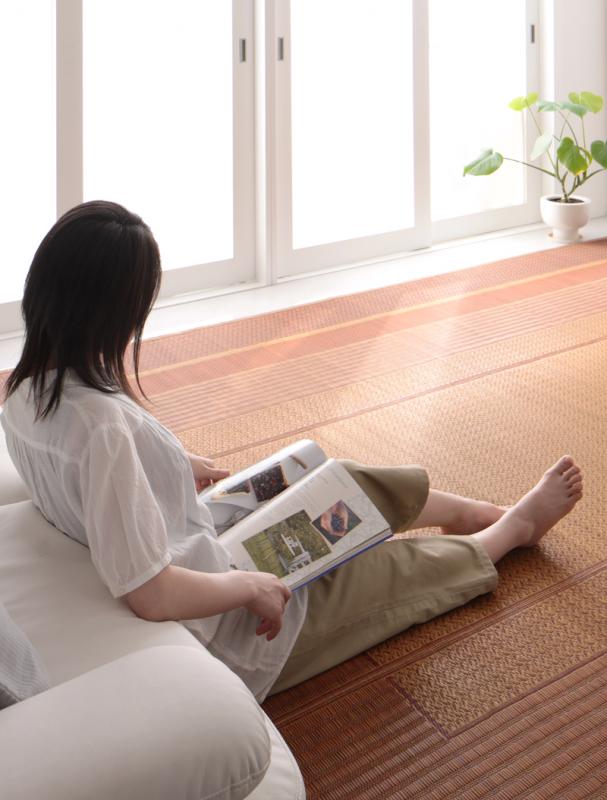 純国産モダンデザイン涼感い草ラグ Lyma ライマ 商品追加画像16