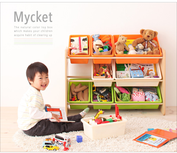 お片づけが身につく! ナチュラルカラーのおもちゃ箱 Mycket ミュケ 商品説明画像14