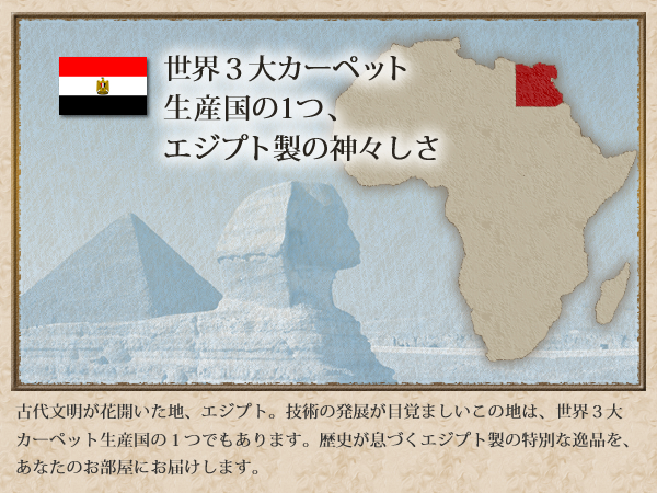 エジプト製ウィルトン織りクラシックデザインラグ Alexandria アレクサンドリア 商品説明画像6
