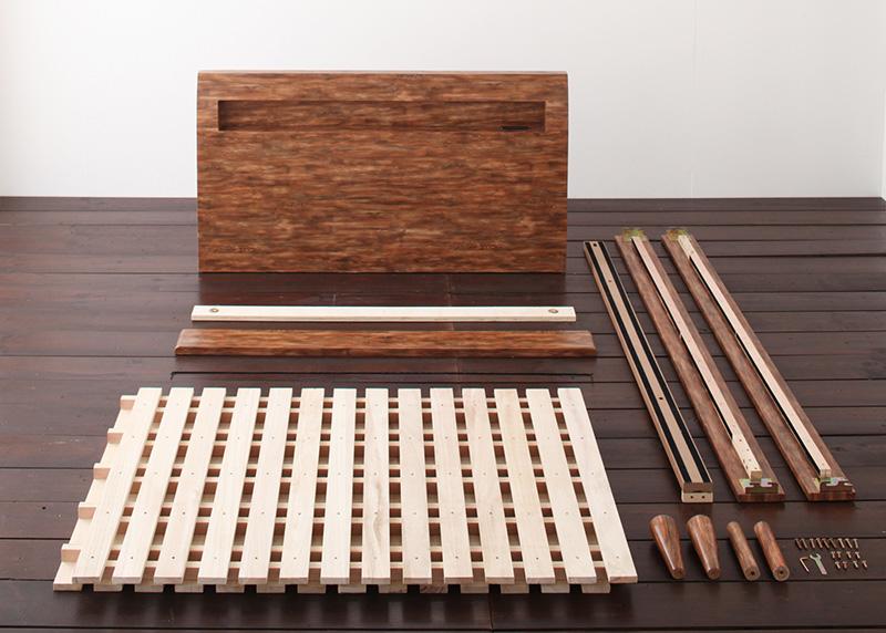 棚・コンセント付きユーズドデザインすのこベッド Jack-Timber ジャック・ティンバー 商品追加画像10