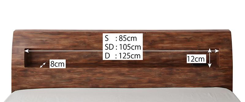棚・コンセント付きユーズドデザインすのこベッド Jack-Timber ジャック・ティンバー 商品追加画像32