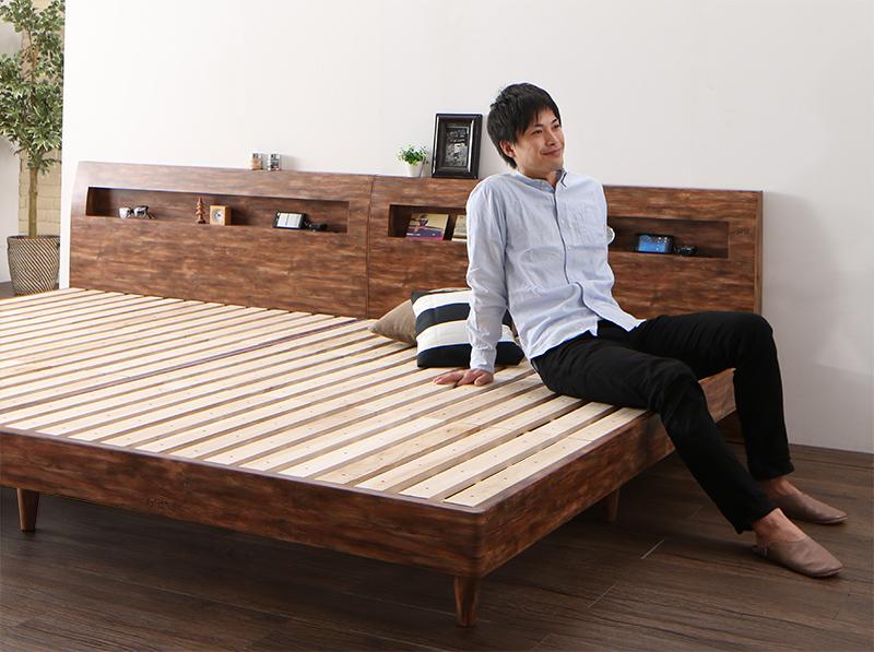 棚・コンセント付きユーズドデザインすのこベッド Jack-Timber ジャック・ティンバー 商品追加画像57