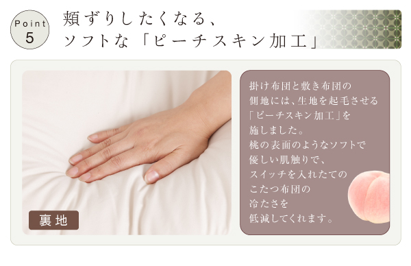 小紋柄こたつ布団 わつなぎ 商品説明画像12