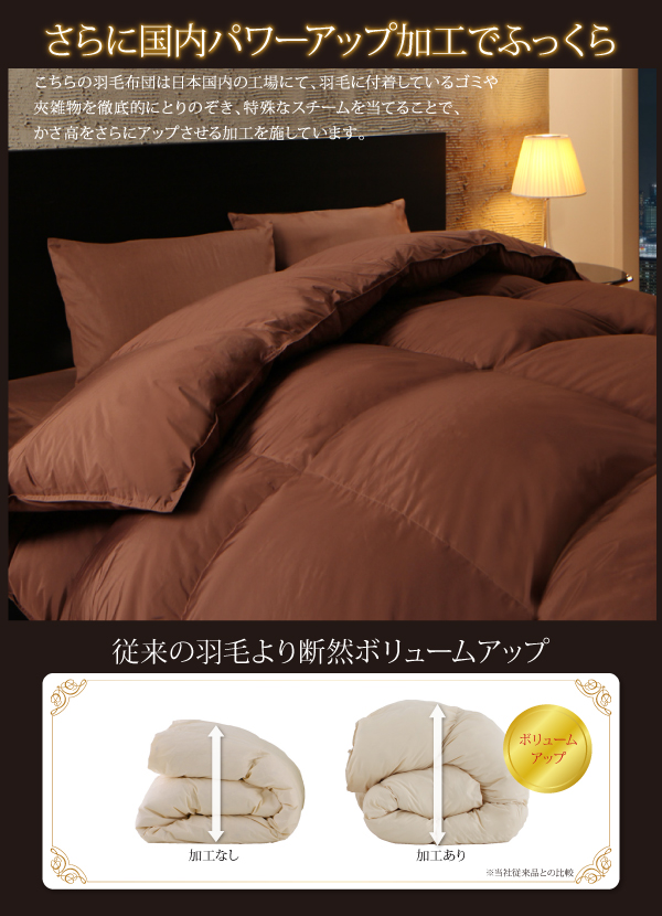 羽毛布団8点セット Lathyrus ラティルス 商品説明画像8