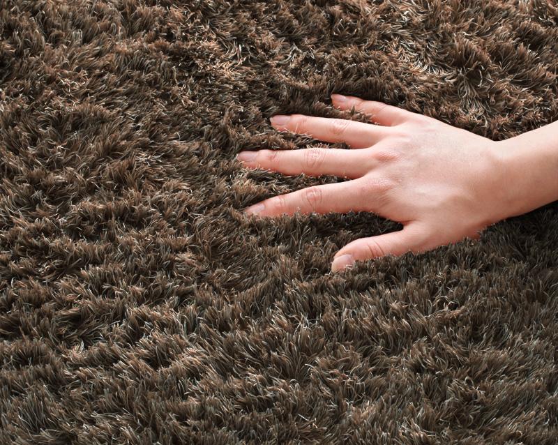 すべてミックスカラー ふかふかマイクロファイバーの贅沢シャギーラグ 商品追加画像54