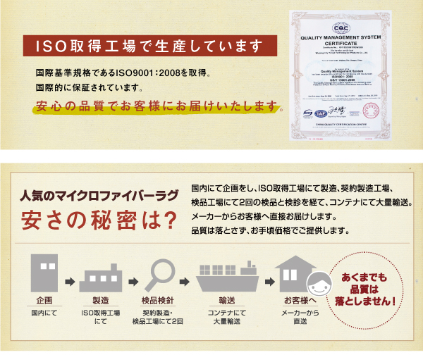 ふんわりスムースタッチ マイクロファイバークッションラグ 商品説明画像12