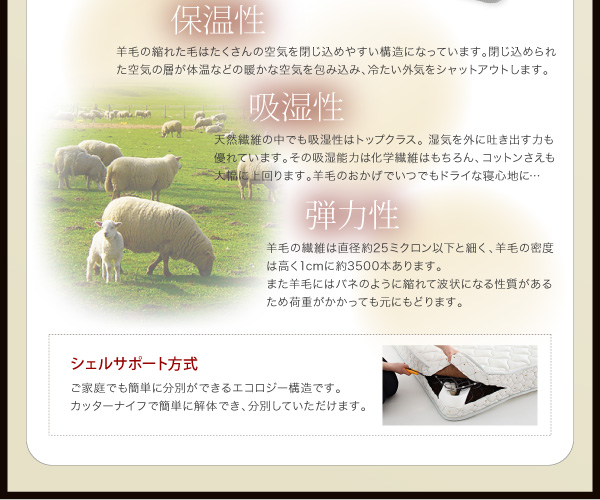 モダンライト・コンセント付き収納ベッド Acacia アケーシア 商品説明画像27