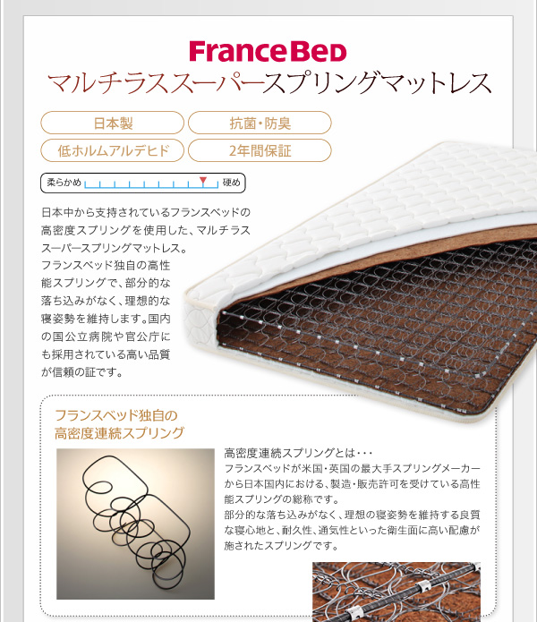 棚・コンセント付き収納ベッド Sign サイン 商品説明画像20