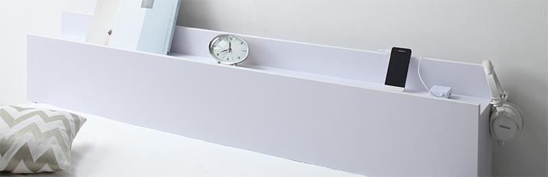 棚・コンセント付きフロアベッド IDEAL アイディール 商品追加画像2
