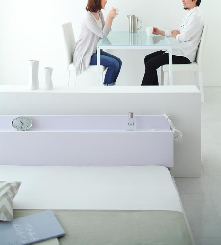 棚・コンセント付きフロアベッド IDEAL アイディール 商品追加画像22