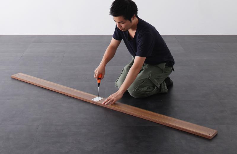 棚・コンセント付きバイカラーデザインフロアベッド DOUBLE-Wood ダブルウッド 商品追加画像22