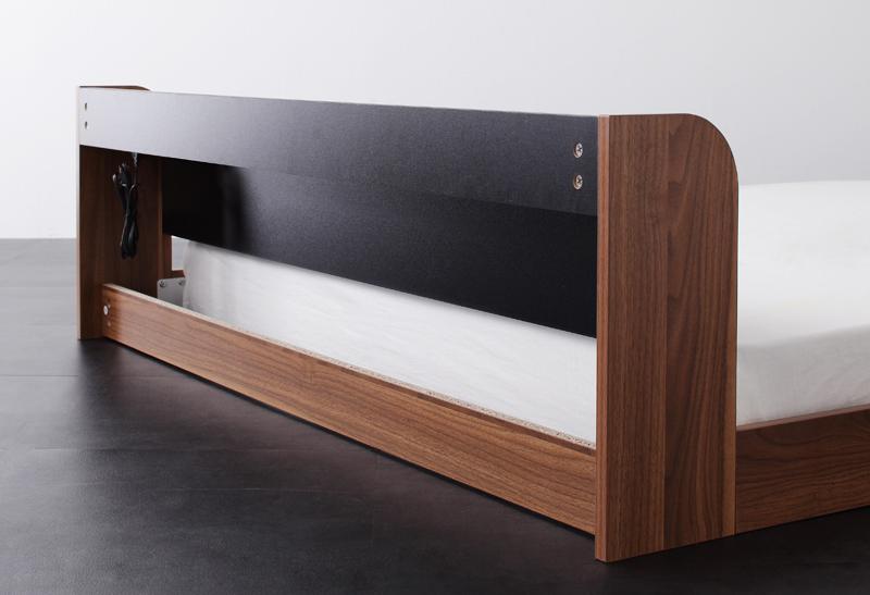 棚・コンセント付きバイカラーデザインフロアベッド DOUBLE-Wood ダブルウッド 商品追加画像23