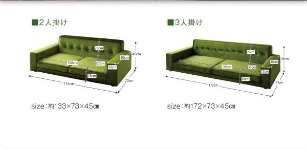 ノスタルジックフロアソファ Carter カーター 商品説明画像11