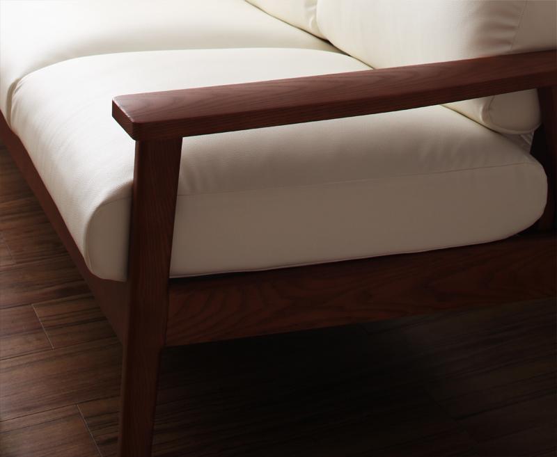 天然木シンプルデザイン木肘ソファ MUKU-brown ムク・ブラウン 商品追加画像11