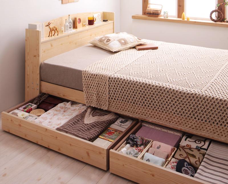 カントリーデザインのコンセント付き収納ベッド Sweet-home スイートホーム 商品追加画像18