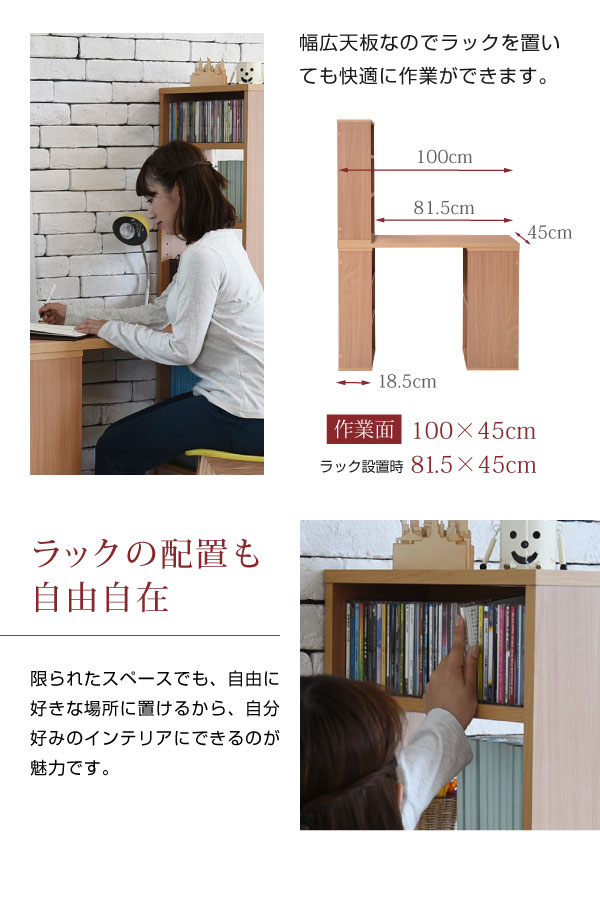 フレキシブル ユニットデスク SGT-0124 商品説明画像13