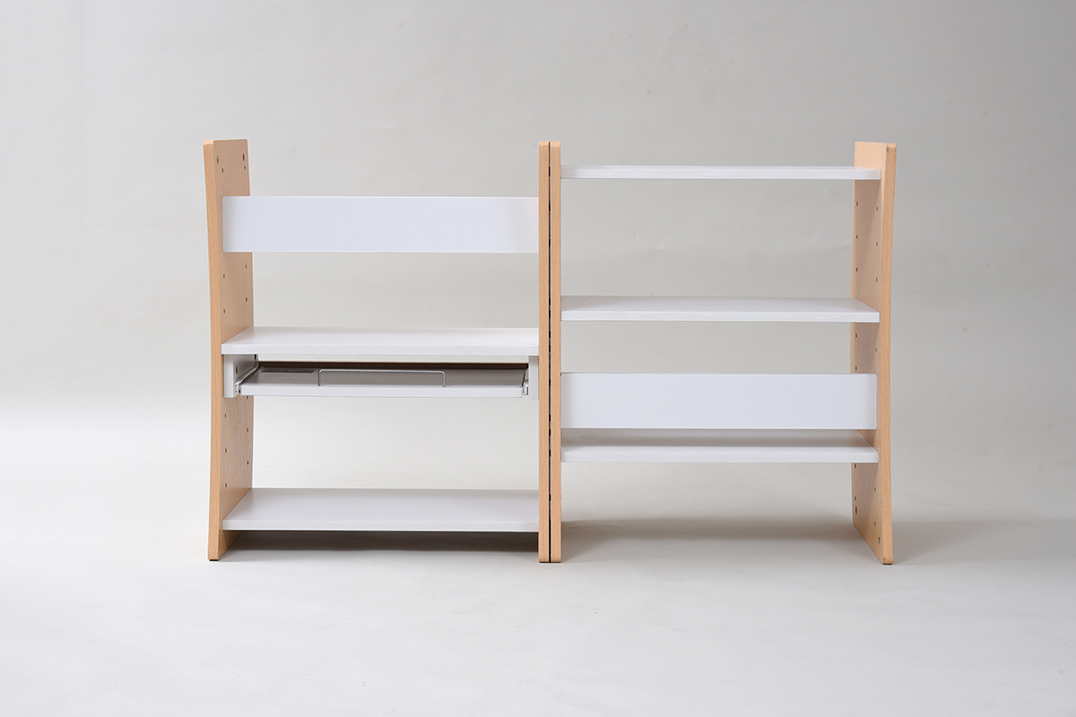 4WAYパソコンデスク wavy FWD-0208 商品追加画像45
