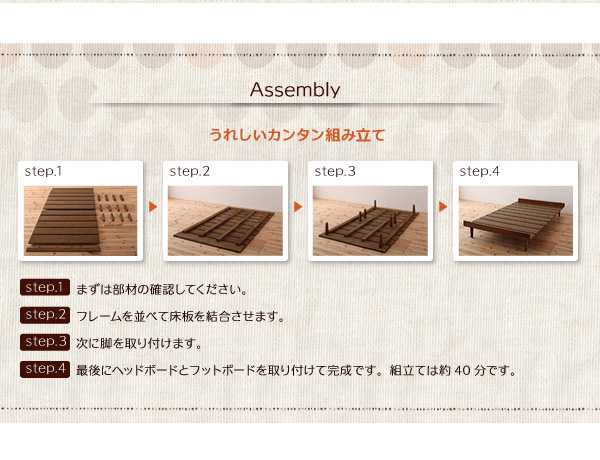ショート丈北欧デザインベッド Niels ニエル 商品説明画像12