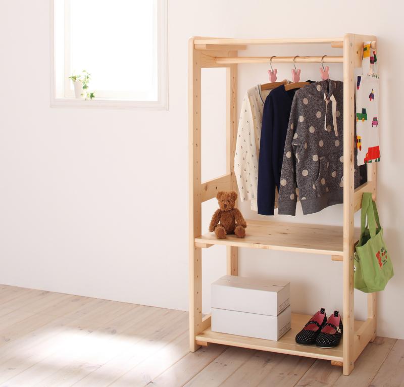 天然木シンプルデザインキッズ家具シリーズ Primaria プリマリア ランドセルラック/連結棚3枚 商品追加画像33