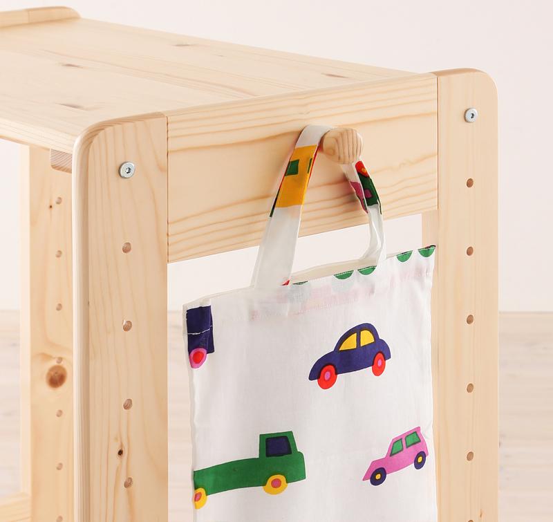 天然木シンプルデザインキッズ家具シリーズ Primaria プリマリア ランドセルラック/連結棚3枚 商品追加画像36