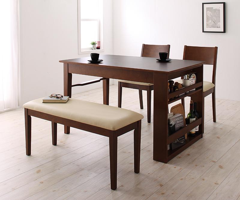 収納ラック付きエクステンションダイニング Dream.3 商品追加画像32