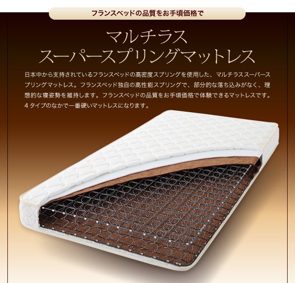 フランスベッド社製モダンデザインローベット PRIME HILLS プライムヒルズ 商品説明画像17
