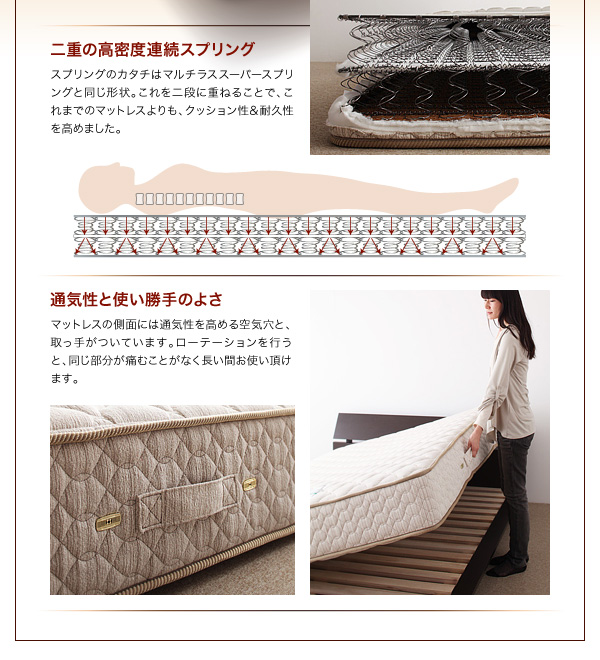 フランスベッド社製モダンデザインローベット PRIME HILLS プライムヒルズ 商品説明画像24